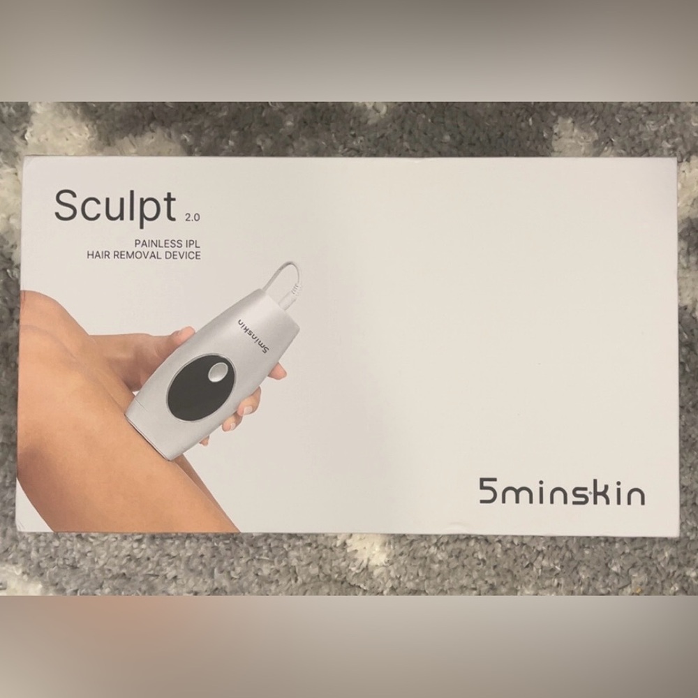 5minSkin Sculpt 2.0 Laser Hair Removal Device Painless IPL NEW